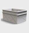 Контейнер промисловий Europlast 1000 л, білий (15848) - 2