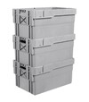 Ящик пластиковый Полимерцентр 50 л, 60х40х30 см (NS6430-1020g) - 2