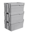 Ящик пластиковый Полимерцентр 50 л, 60х40х30 см (NS6430-1020g) - 3