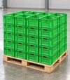 Комплект ящиков пластиковых Полимерцентр 22 л, 60х40х14 см, 50 шт (ST6414-3020G) - 1