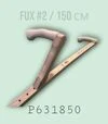 Держак для коси Fux №2, 1500 мм, дерев'яний, ясень (P631850) - 3