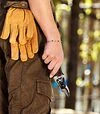 Секатор обводной эргономичный FELCO 14 Elite с кожаными ручками, малый - 4