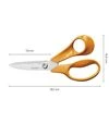 Ножницы универсальные Fiskars, 18 см, с зазубренным лезвием (1075052) - 2