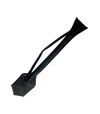 Чохол для лопати Fiskars Ergonomic, 1320х230 мм, чорний (1066708) - 2