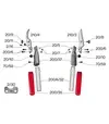 Контрлезо 210/4 для сучкоріза Felco 210 - 2