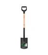 Лопата пряма Fiskars Solid, з дерев'яною ручкою (1066722) - 4