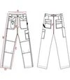 Штани робочі Tolsen, розмір 3XL (45221) - 2