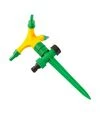 Ороситель для полива MASTERTOOL вращающийся 3-рожковый, 1/2", 12 м, на ножке (92-9322) - 2