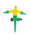Ороситель для полива MASTERTOOL вращающийся 3-рожковый, 1/2", 12 м, на ножке (92-9322) - 3