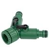 Кран розподільний з адаптерами Flora &frac12;" 2 виходи в/р &frac12;" &times; &frac34;'' ABS (5016885) - 2