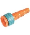 Соединитель штуцерный ХОЗЯЙСТВОР 1/2" ВР - шланг 1/2"-5/8"-3/4", универсальный, разборный (92-9110) - 1
