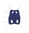 Попона послеоперационная для собак и кошек CoLLaR № 0,5 синяя, 29-44х35 см - 1