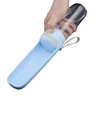 Бутылка-поилка для собак и кошек AnimAll EZ-2001 голубая, 380 мл - 6