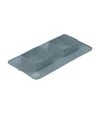 Миска складана для собак і котів WAUDOG Silicone сіра, 385х230х50 мм - 1