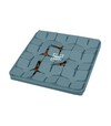 Миска-килимок для собак і котів WAUDOG Silicone для пошуку корму, сіра, 205х205х17 мм - 1