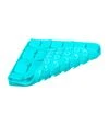 Миска-килимок для собак і котів WAUDOG Silicone для пошуку корму, блакитна, 205х205х17 мм - 3
