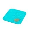 Миска-коврик для собак и кошек WAUDOG Silicone для слизывания, голубая, 190х190х10 мм - 3