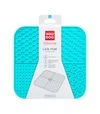 Миска-коврик для собак и кошек WAUDOG Silicone для слизывания, голубая, 190х190х10 мм - 4