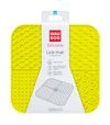 Миска-коврик для собак и кошек WAUDOG Silicone для слизывания, желтая, 190х190х10 мм - 4