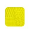 Миска-коврик для собак и кошек WAUDOG Silicone для слизывания, желтая, 190х190х10 мм - 5