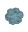 Миска для собак і котів WAUDOG Silicone для повільного харчування, сіра, 450 мл - 10