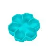 Миска для собак і котів WAUDOG Silicone для повільного харчування, блакитна, 450 мл - 1