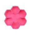 Миска для собак и кошек WAUDOG Silicone для медленного кормления, розовая, 450 мл - 2
