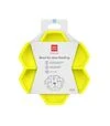 Миска для собак і котів WAUDOG Silicone для повільного харчування, жовта, 450 мл - 12