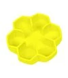 Миска для собак і котів WAUDOG Silicone для повільного харчування, жовта, 450 мл - 4