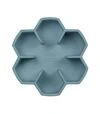Миска для собак і котів WAUDOG Silicone для повільного харчування, сіра, 750 мл - 1