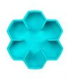 Миска для собак и кошек WAUDOG Silicone для медленного кормления, голубая, 750 мл - 2