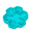 Миска для собак и кошек WAUDOG Silicone для медленного кормления, голубая, 750 мл - 4