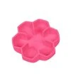 Миска для собак і котів WAUDOG Silicone для повільного харчування, рожева, 750 мл - 10
