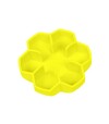 Миска для собак і котів WAUDOG Silicone для повільного харчування, жовта, 750 мл - 10