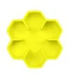 Миска для собак і котів WAUDOG Silicone для повільного харчування, жовта, 750 мл - 2