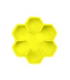 Миска для собак і котів WAUDOG Silicone для повільного харчування, жовта, 750 мл - 8