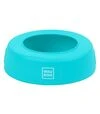 Миска-непроливайка для собак і котів WAUDOG Silicone блакитна, 1 л - 2
