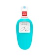 Поїлка-насадка на пляшку для собак і котів WAUDOG Silicone блакитна, 165х90 мм - 1