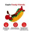 Игрушка для собак GiGwi Foody Friends Хот-дог с пищалкой, 24 см - 3