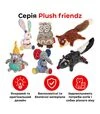Іграшка для собак GiGwi Plush Friendz Зайчик з кільцем та пищалкою, 16 см - 3