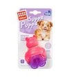 Іграшка для собак GiGwi Suppa Puppa Бегемотик гумовий з пищалкою, рожевий, 9 см - 2