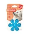 Іграшка для собак WAUDOG Fun Durable Дихаючий м'яч гумовий, блакитний, 7 см - 2