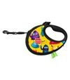 Повідець-рулетка для собак WAUDOG R-leash Мохнаті монстри, до 40 кг, світловідбивний, з контейнером для пакетів, 5 м - 2