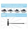 Повідець-рулетка для собак WAUDOG R-leash Мохнаті монстри, до 40 кг, світловідбивний, з контейнером для пакетів, 5 м - 7