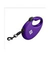 Повідець-рулетка для собак WAUDOG R-leash до 20 кг, світловідбивний, з контейнером для пакетів, фіолетовий, 5 м - 2