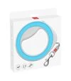 Поводок-рулетка для собак WAUDOG R-leash до 40 кг, круглой формы, светоотражающий, голубой, 2,9 м - 2