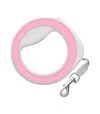 Поводок-рулетка для собак WAUDOG R-leash до 40 кг, круглой формы, светоотражающий, розовый, 2,9 м - 1