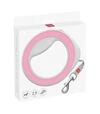 Поводок-рулетка для собак WAUDOG R-leash до 40 кг, круглой формы, светоотражающий, розовый, 2,9 м - 2