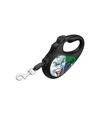 Повідець-рулетка для собак WAUDOG R-leash Джокер Зелений, до 50 кг, світловідбивний, чорний, 5 м - 9