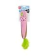 Игрушка для кошек GiGwi Rookie Hunter Кролик розовый с шуршанием, 38 см - 2